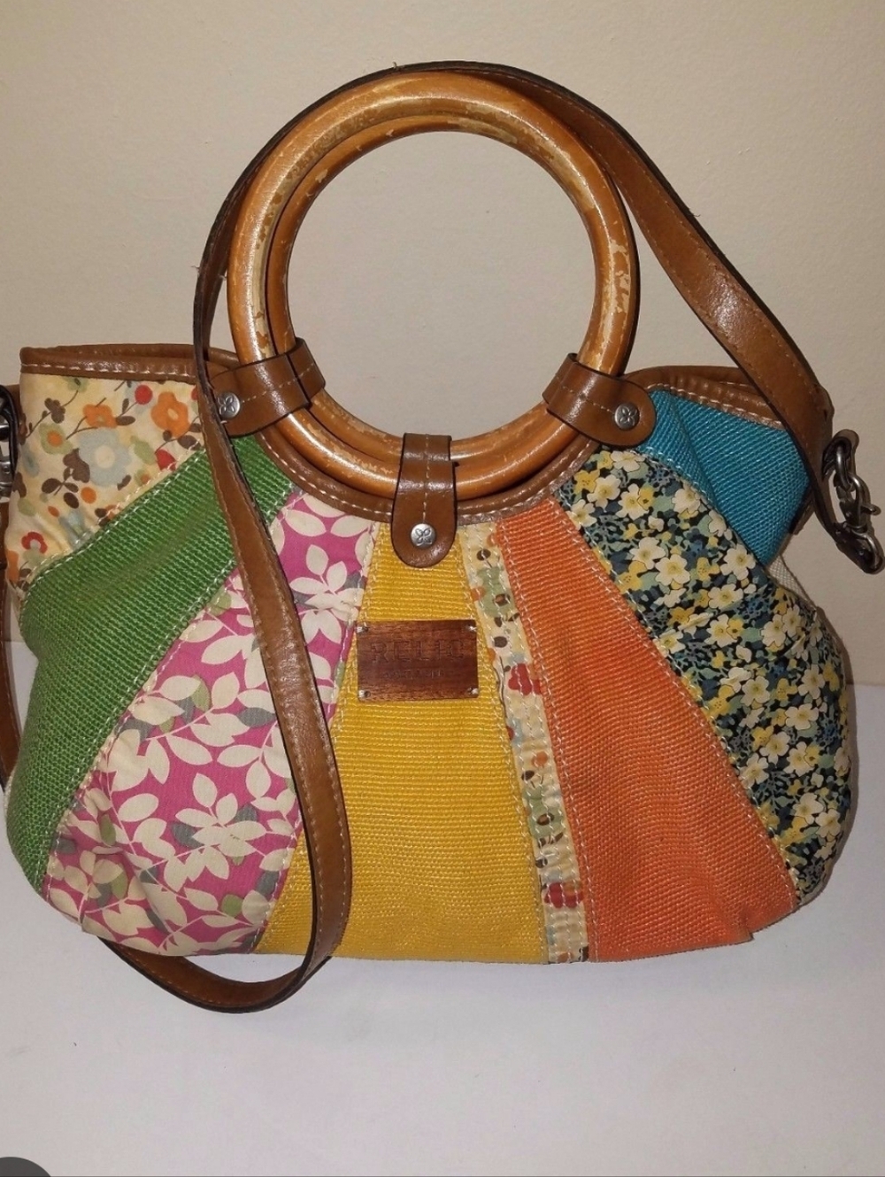 Relic Women's Patchwork Floral Bamboo-Handle Tote in Multi